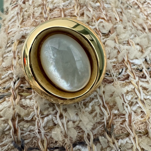 NEW ST. JOHN NUBBY BOUCLE SLEEVELESS DRESS & JACKET SUIT SET 4 8 NEUTRAL TAN NWT - Picture 9 of 13